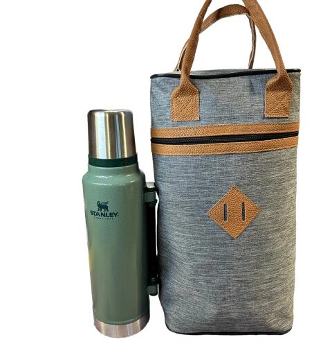 Mochila/Bolso matero de cordura (Premium) Gris