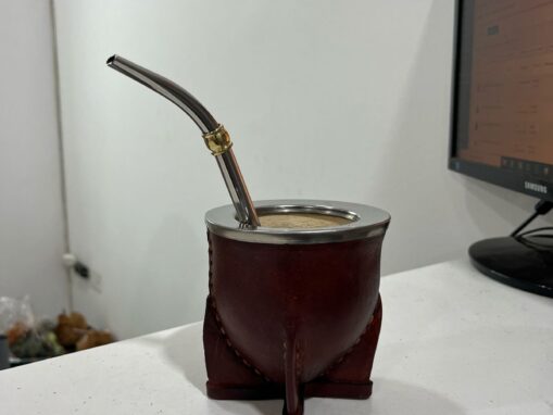 Mate Camionero de Calabaza Caoba
