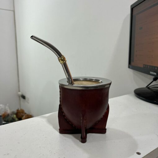 Mate Camionero de Calabaza Caoba