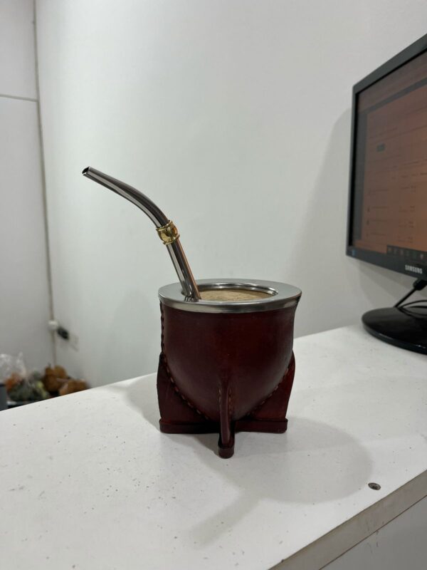 Mate Camionero de Calabaza Caoba