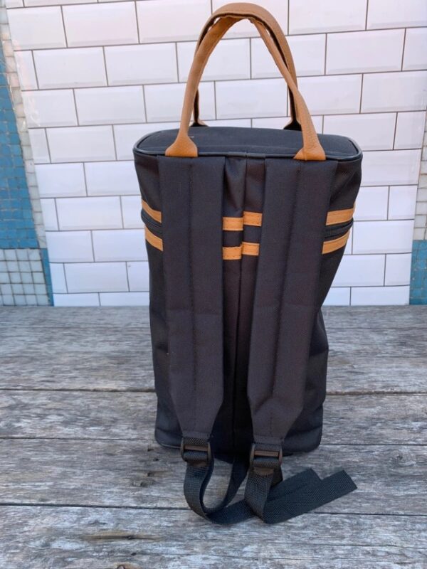 Mochila/Bolso matero de cordura (Premium) Negro - Imagen 2