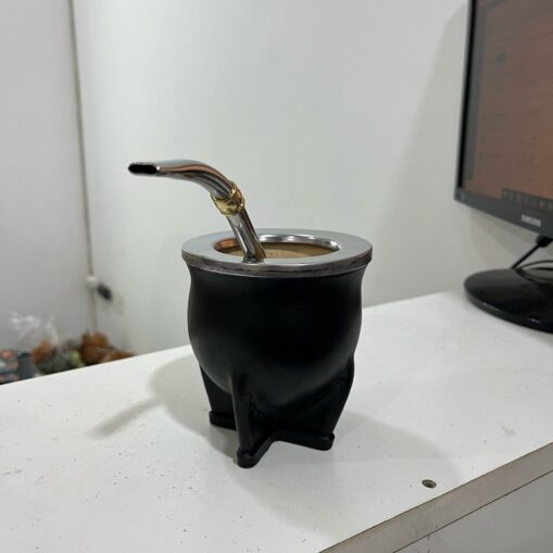 Mate Camionero de Calabaza Negro