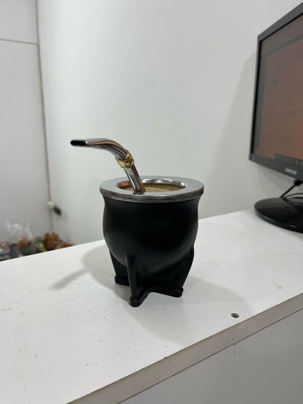 Mate Camionero de Calabaza Negro