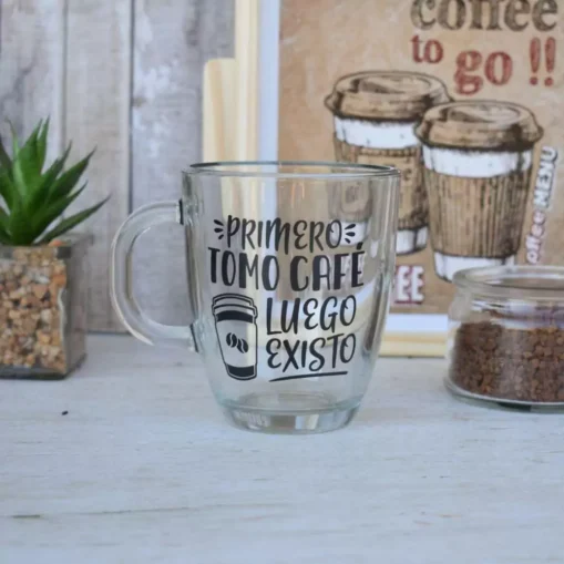 Taza Vidrio - Tomo cafe