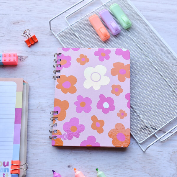 Cuadernos A5 | Tapa dura | Flores