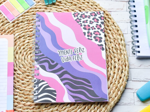 Cuadernos A5 | Tapa blanda | Mente feliz
