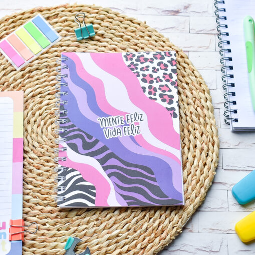 Cuadernos A5 | Tapa blanda | Mente feliz