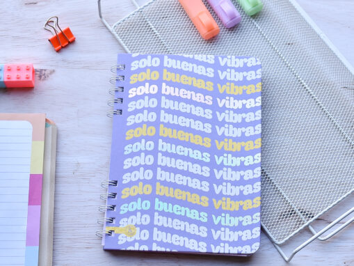 Cuadernos A5 | Tapa dura | Buenas vibras