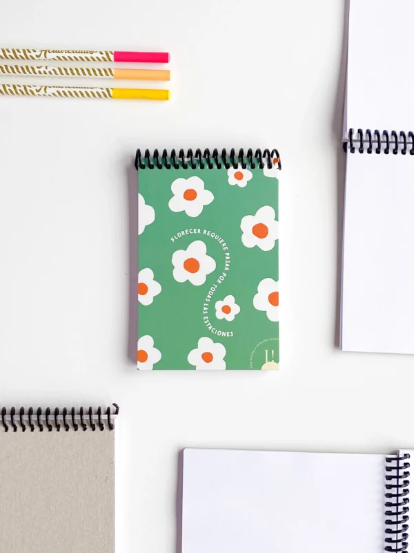 Libreta anillada "Florecer"