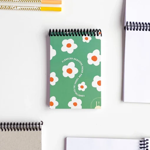 Libreta anillada "Florecer"