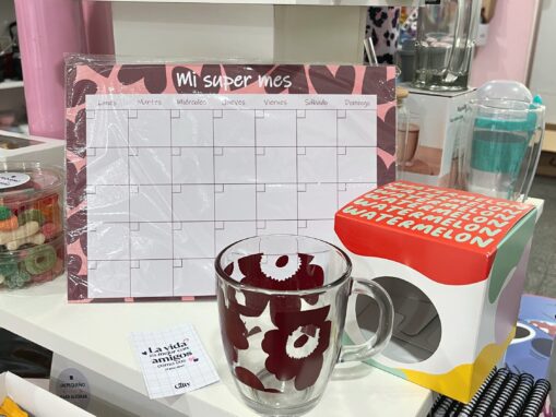 Taza de vidrio + planner