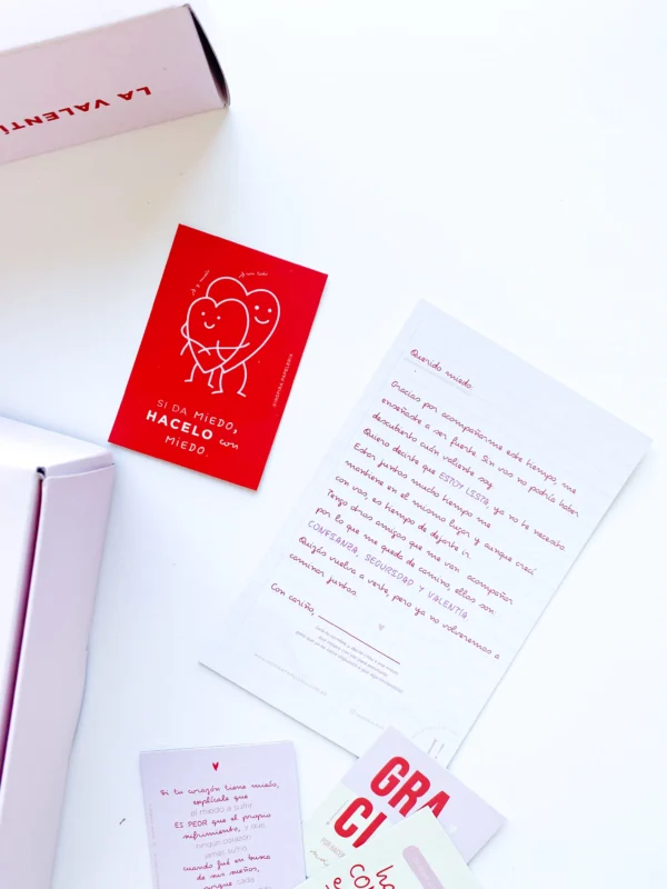 Kit box con cuaderno | "Valentía" - Imagen 5