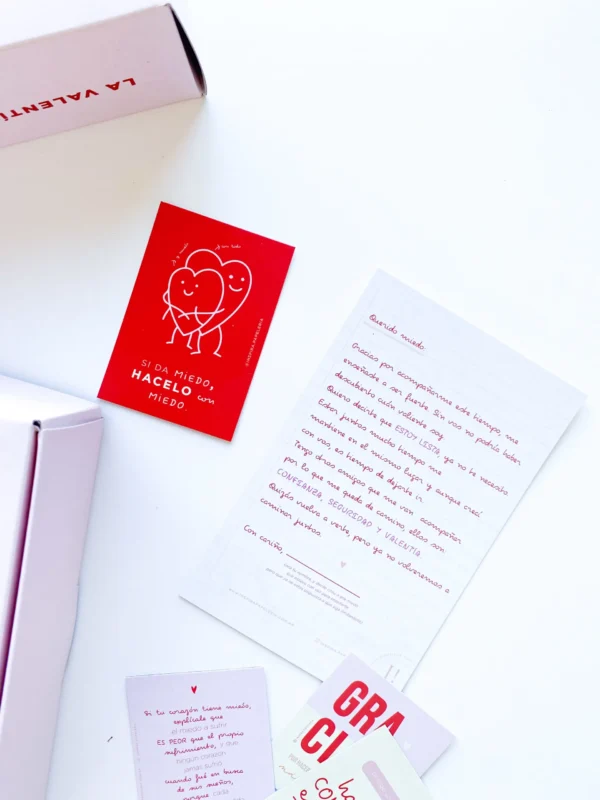 Kit box con cuaderno | "Valentía" - Imagen 5