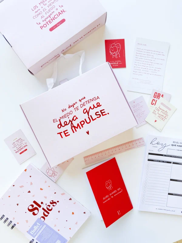 Kit box con cuaderno | "Valentía" - Imagen 2