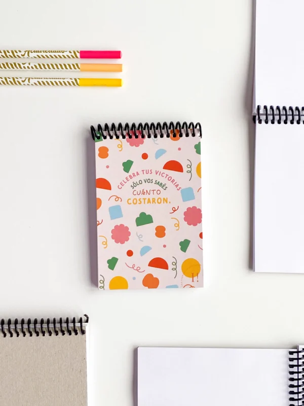 Libreta anillada "Celebra tus victorias"