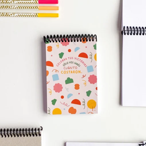 Libreta anillada "Celebra tus victorias"