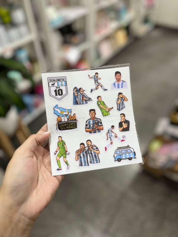 Stickers Animados Selección Argentina