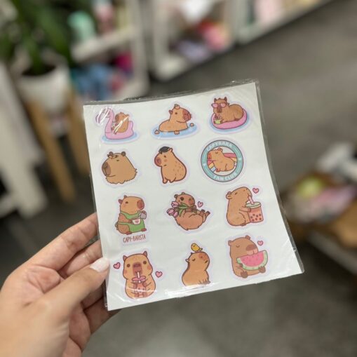 Stickers Animados Capibara