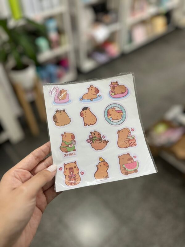 Stickers Animados Capibara