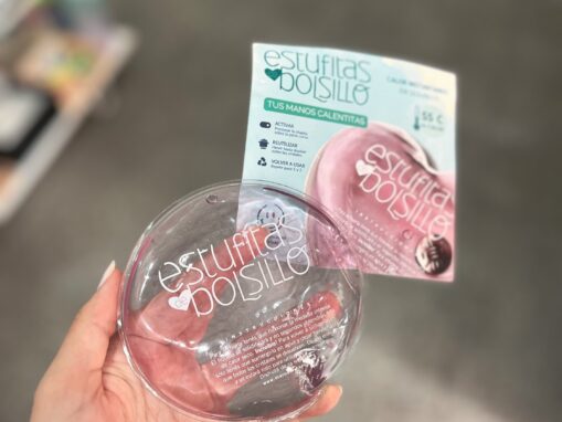 Estufita de bolsillo circular