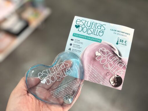 Estufita de bolsillo corazón