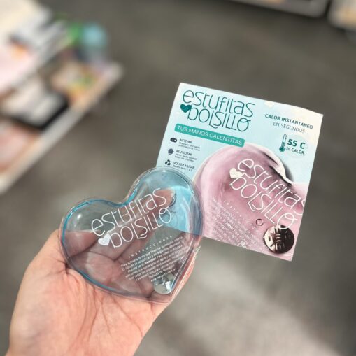 Estufita de bolsillo corazón