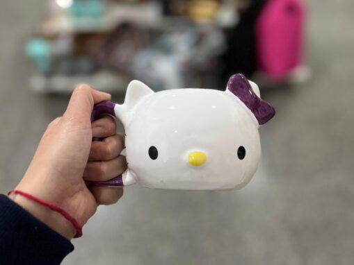 Taza 3D Hello Kitty Lila
