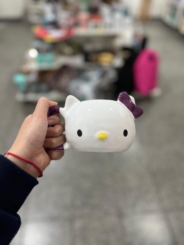 Taza 3D Hello Kitty Lila