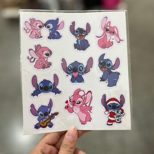 Stickers Animados Stitch & Ángela