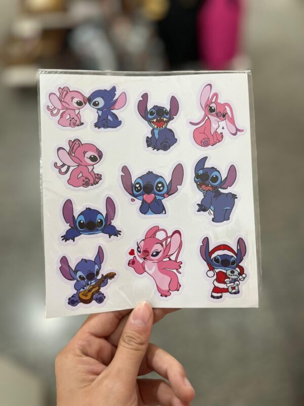 Stickers Animados Stitch & Ángela