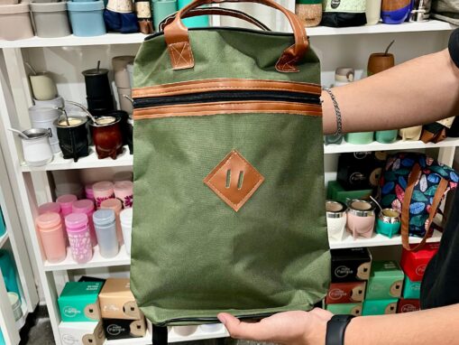Mochila/Bolso matero de cordura (Premium) Verde Militar