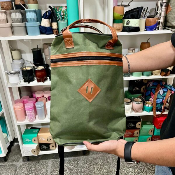 Mochila/Bolso matero de cordura (Premium) Verde Militar