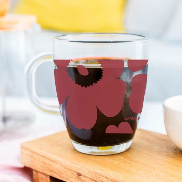 Taza Vidrio - Petalos de Amor