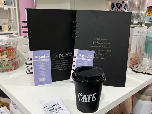 Copia de Cuaderno A5 + vaso de café