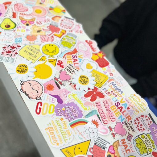 PACK X5 Stickers premium impermeables