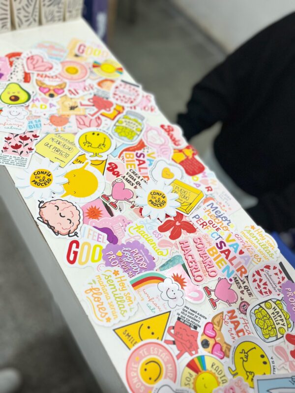 PACK X5 Stickers premium impermeables