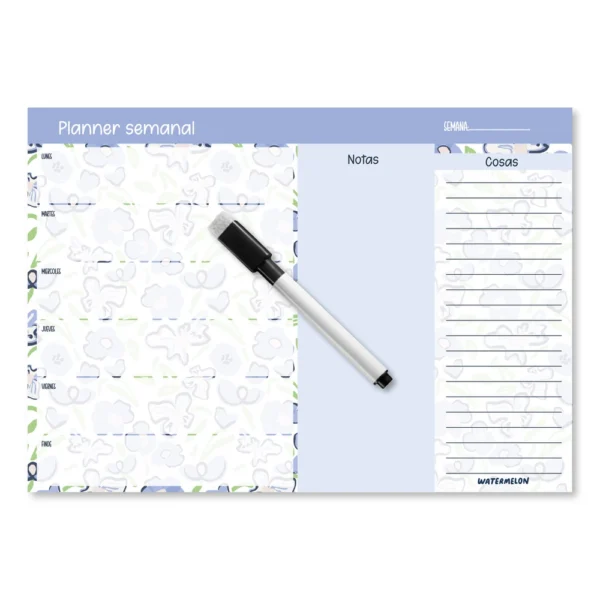 Pizarra Imantada Planner Semanal