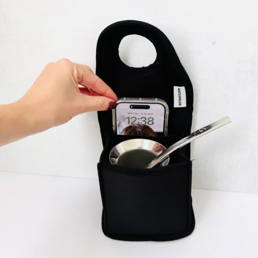 Porta Mate Negro
