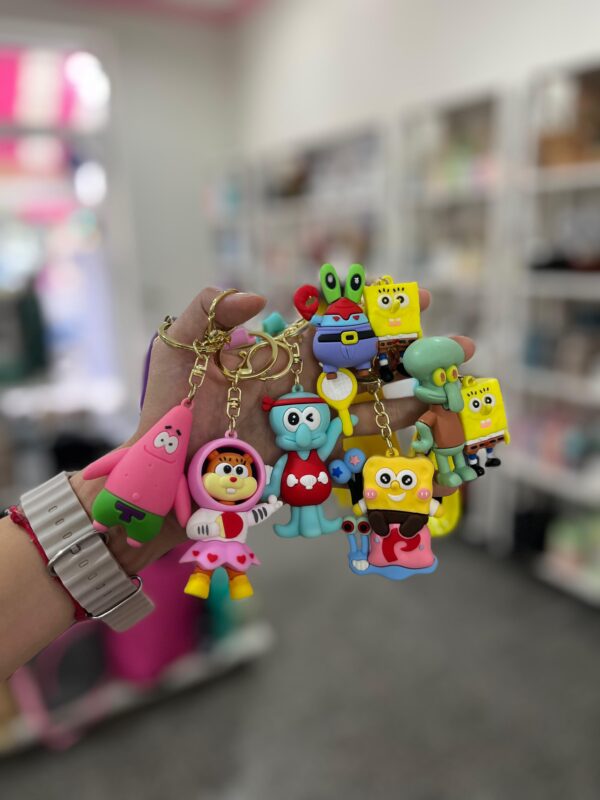 Llaveros De Silicona Bob Esponja