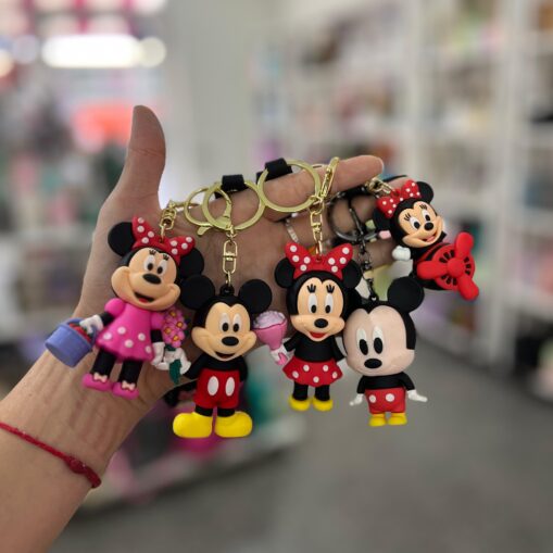 Llaveros De Silicona Mickey & Minnie