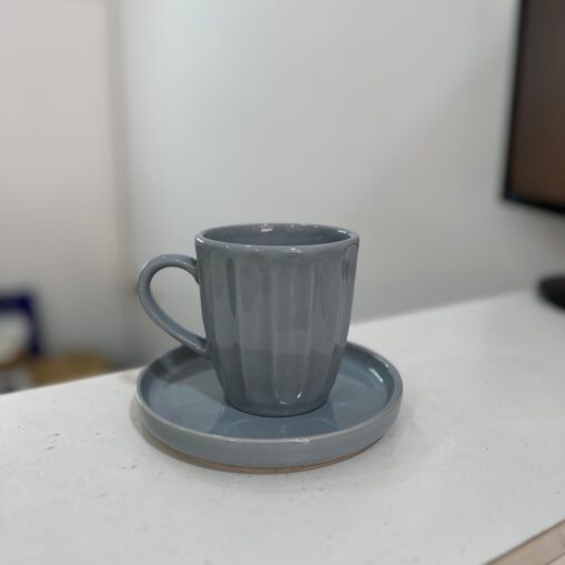 Combo taza + plato cobalto