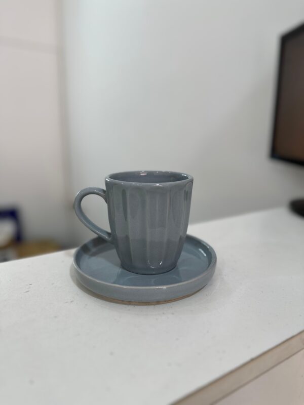 Combo taza + plato cobalto
