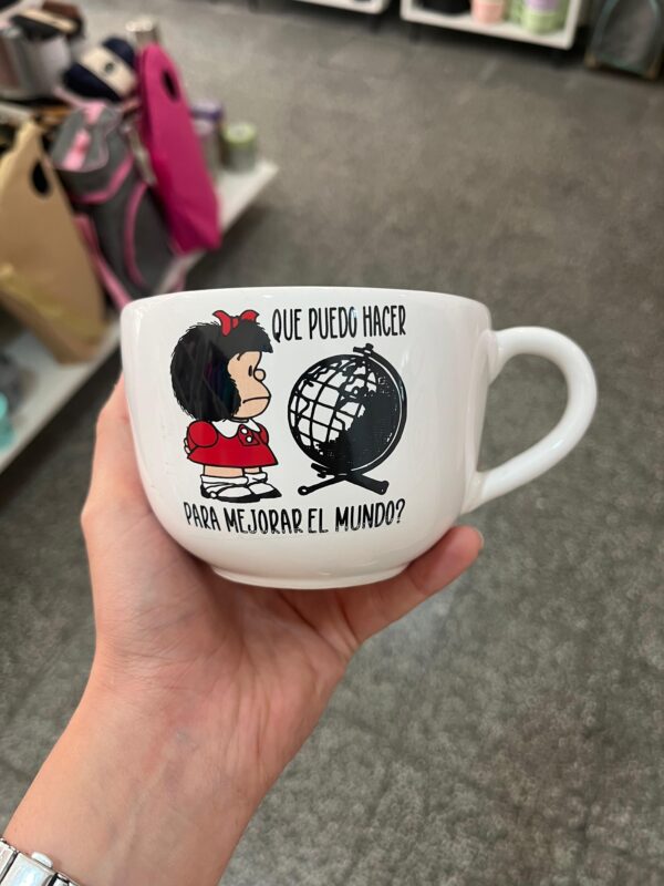 Tazón Mafalda "Mejorar el mundo"