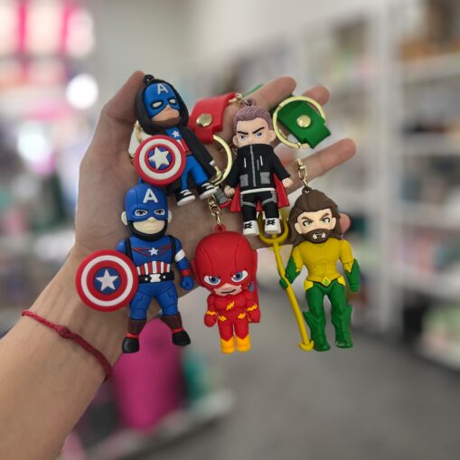 Llaveros De Silicona Marvel