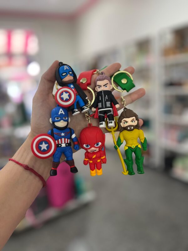 Llaveros De Silicona Marvel