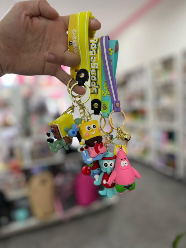 Llaveros De Silicona Bob Esponja - Imagen 2