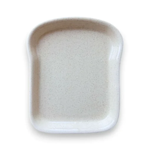 Tostada de ceramica jaspeada