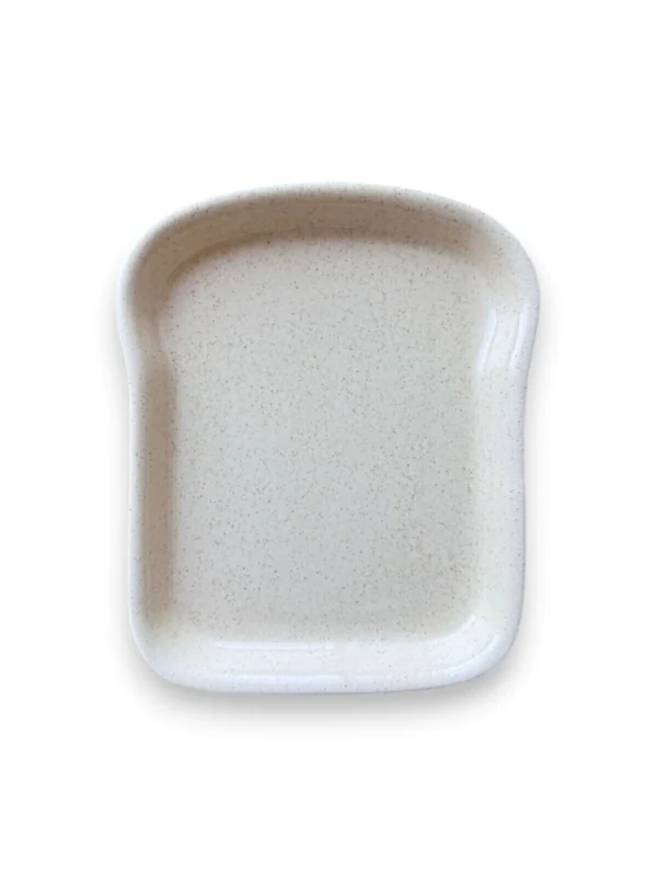 Tostada de ceramica jaspeada