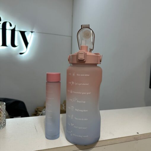 Botellas 2 lts + 300 ml de regalo (rosa)