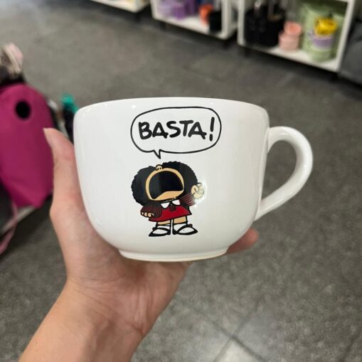 Tazón Mafalda "Basta!"